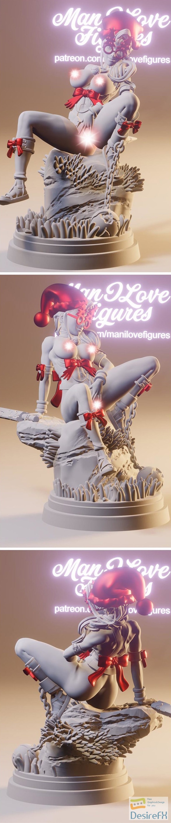 Man I Love Figures – Branwen Christmas – 3D Print