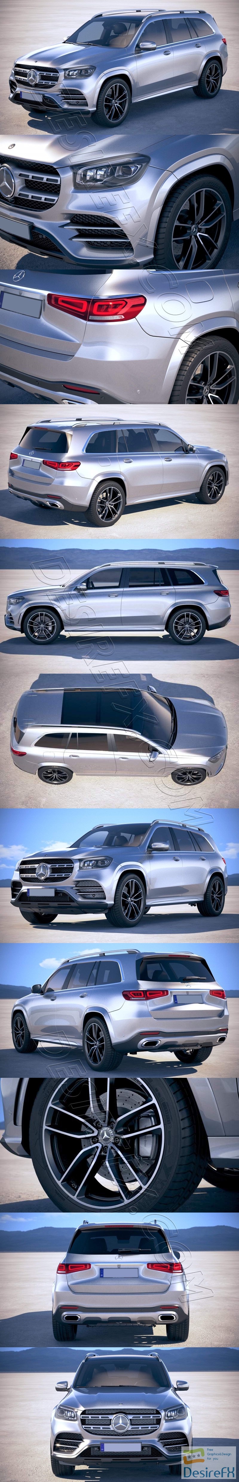 Mercedes-Benz GLS 2020 3D Model