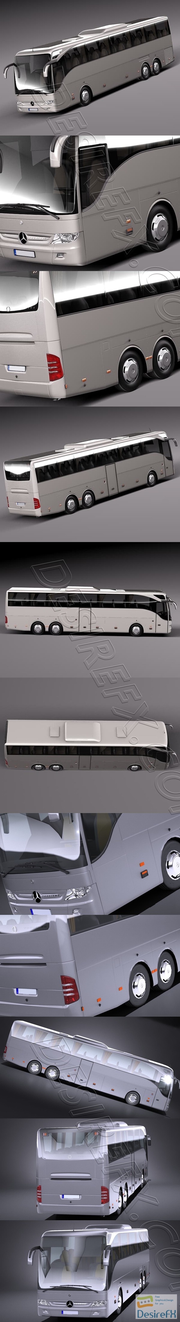 Mercedes Tourismo 2013 3D Model
