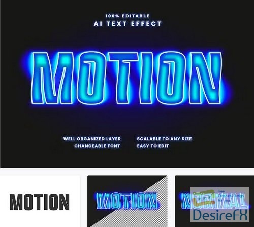 Motion Text Effect - BVYZVVM
