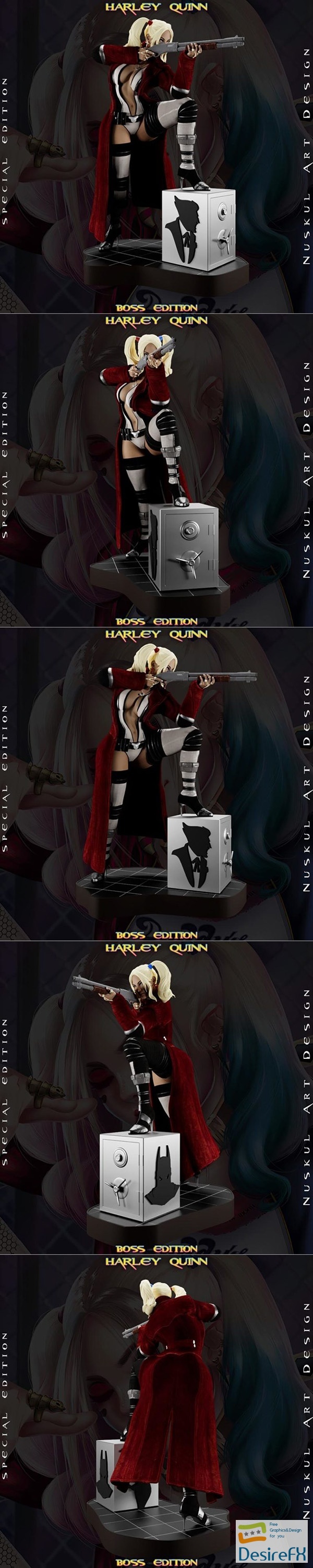 Nuskul Art – Boss Version Harley Quinn – 3D Print