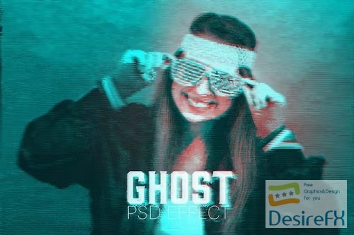Photo Duotone Ghosting Effect - LWJU8L