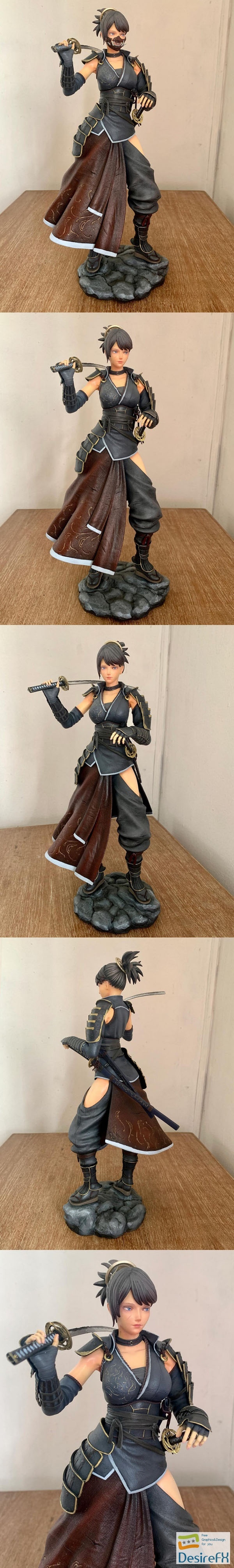 Samurai Girl – 3D Print