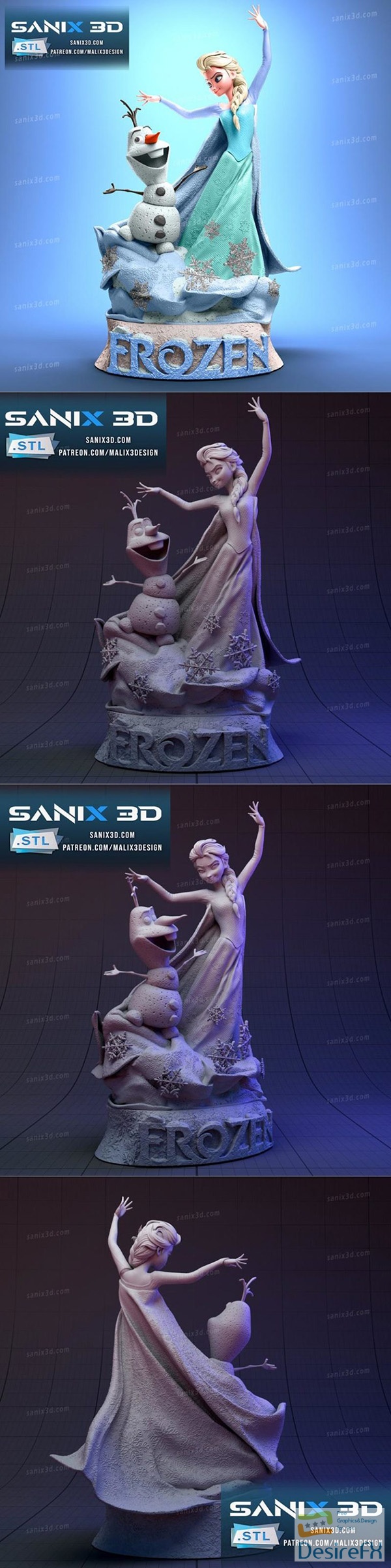 Sanix – Frozen – 3D Print