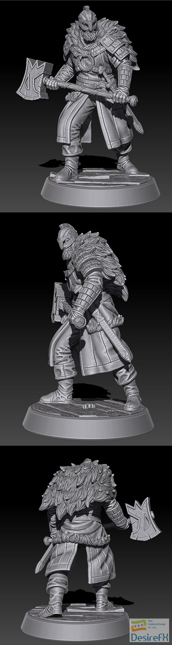 Viking Berserker – 3D Print