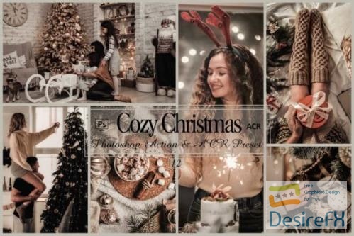 12 Cozy Christmas Photoshop Actions And ACR Presets, Xmas - 2346761