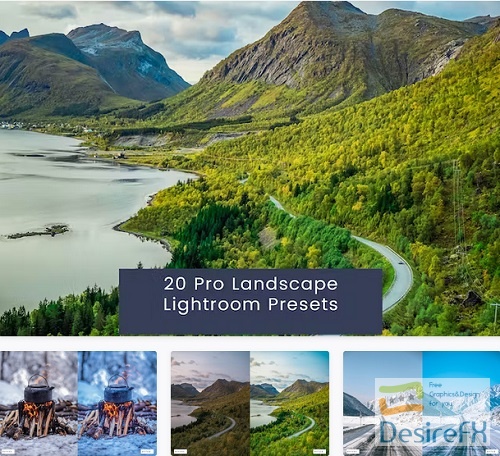 20 Pro Landscape Lightroom Presets - NXZYD4U