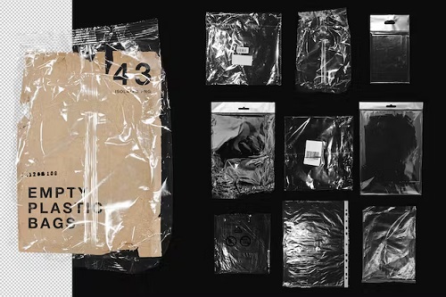 43 Transparent Plastic Bags, Cover, Wrap Overlays - XN9FR5K
