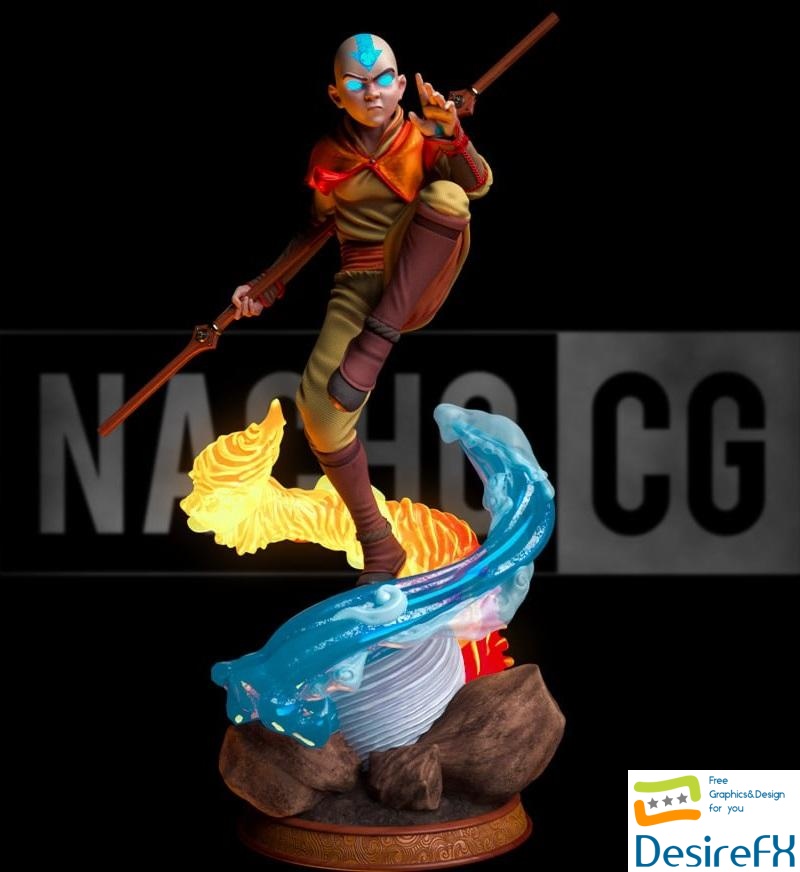 Aang from Avatar - 3D Print