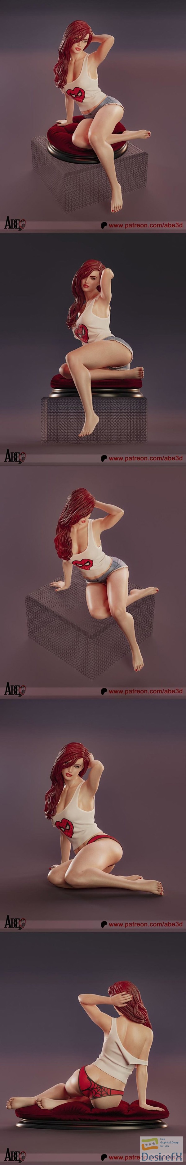 Abe3d – Mary Jane – 3D Print