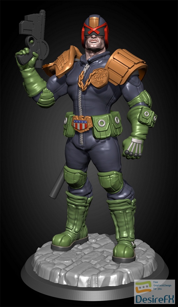 Judge Dredd - 3D Print