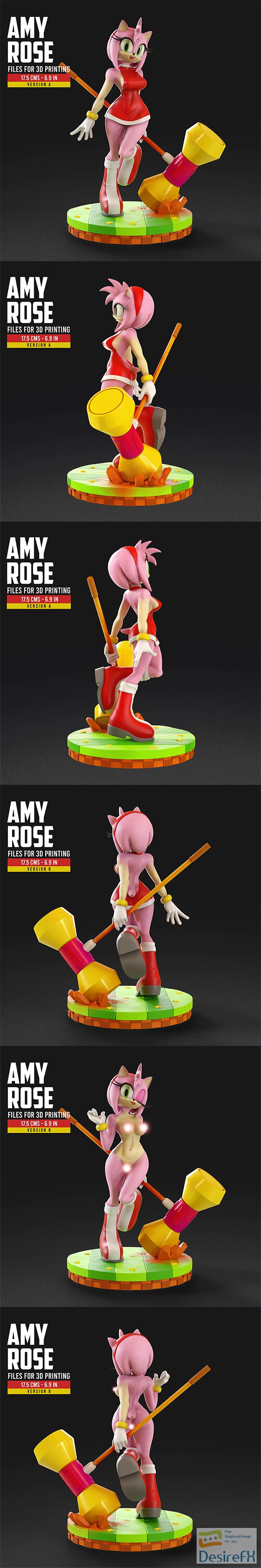 Amy Rose – Sonic – 3D Print