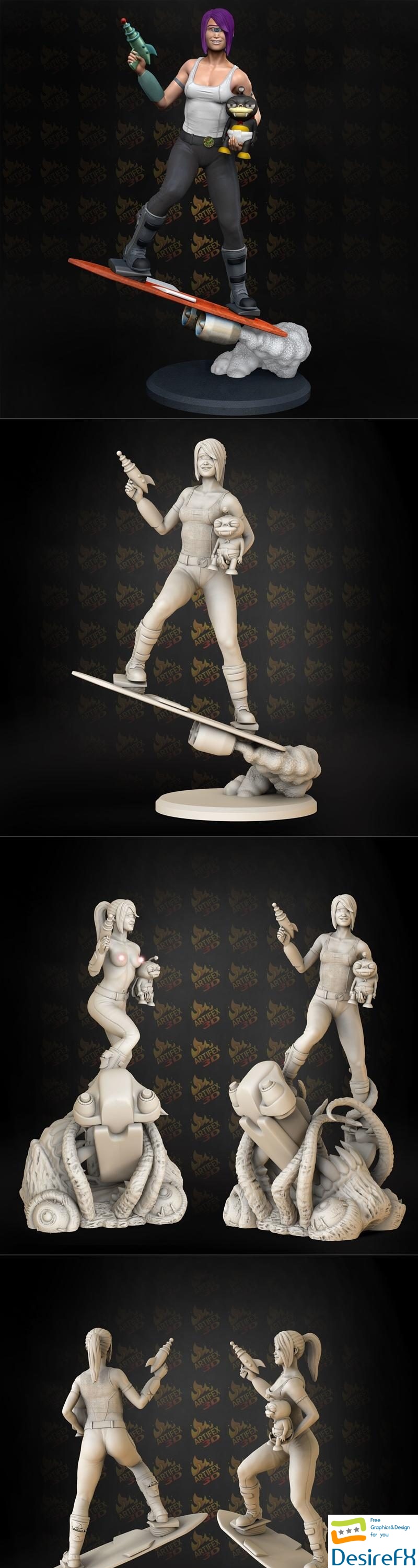 Artifex3d - Leela 3D Print