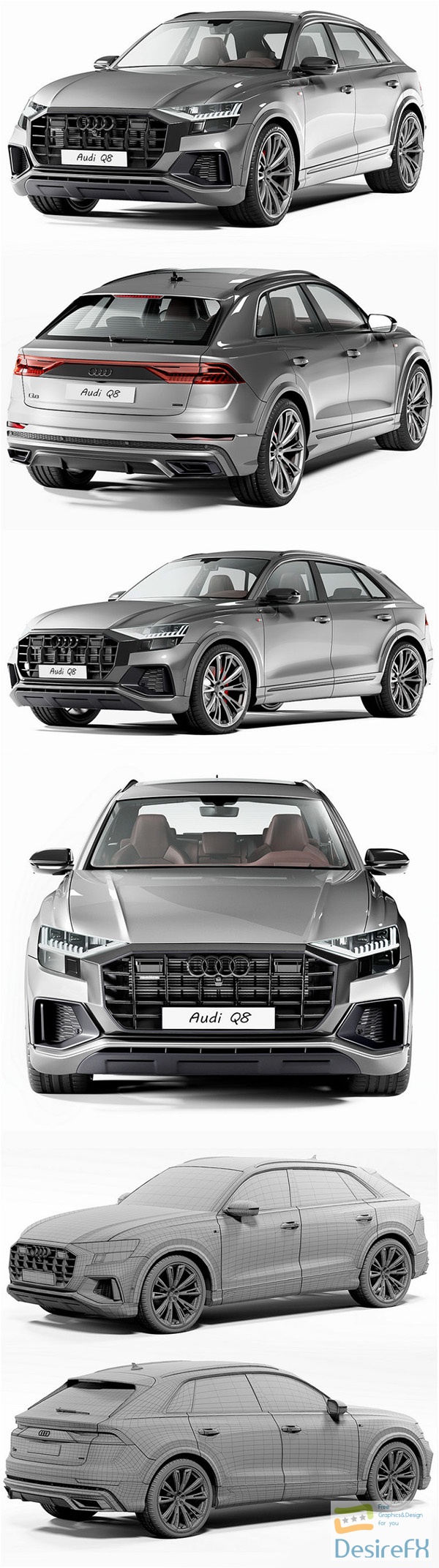 Audi Q8 3D Model