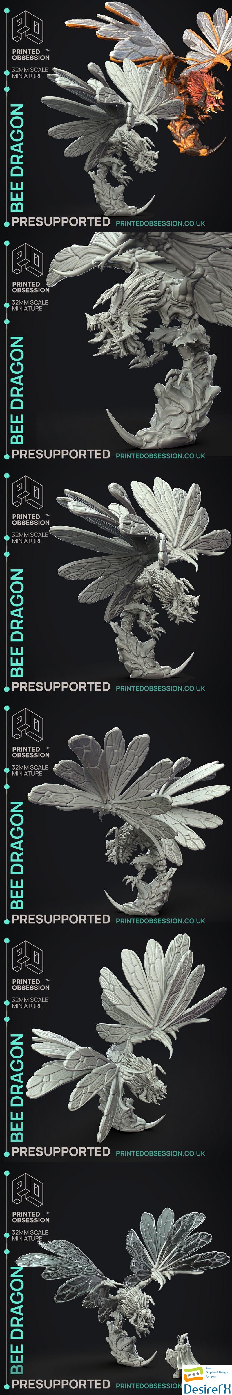 Bee Dragon - 3D Print