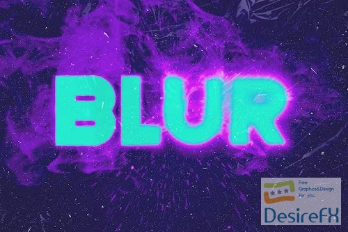 Blur Text Effect - H4XT5JB