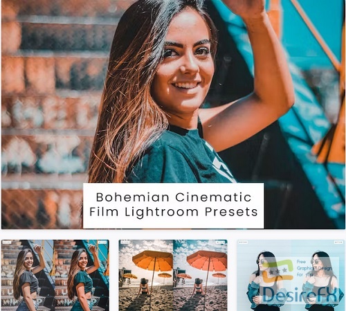 Bohemian Cinematic Film Lightroom Presets - L4N2W64