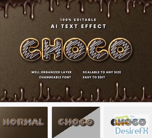 Choco Text Effect - 8M8KUNG