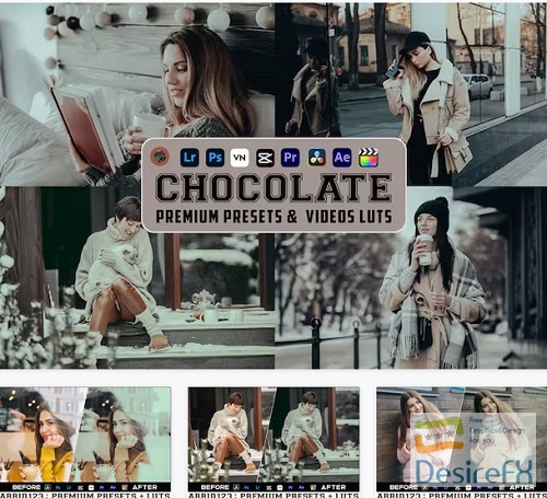 Chocolate Time Luts And Presets Mobile Desktop  - MZ8JKCQ