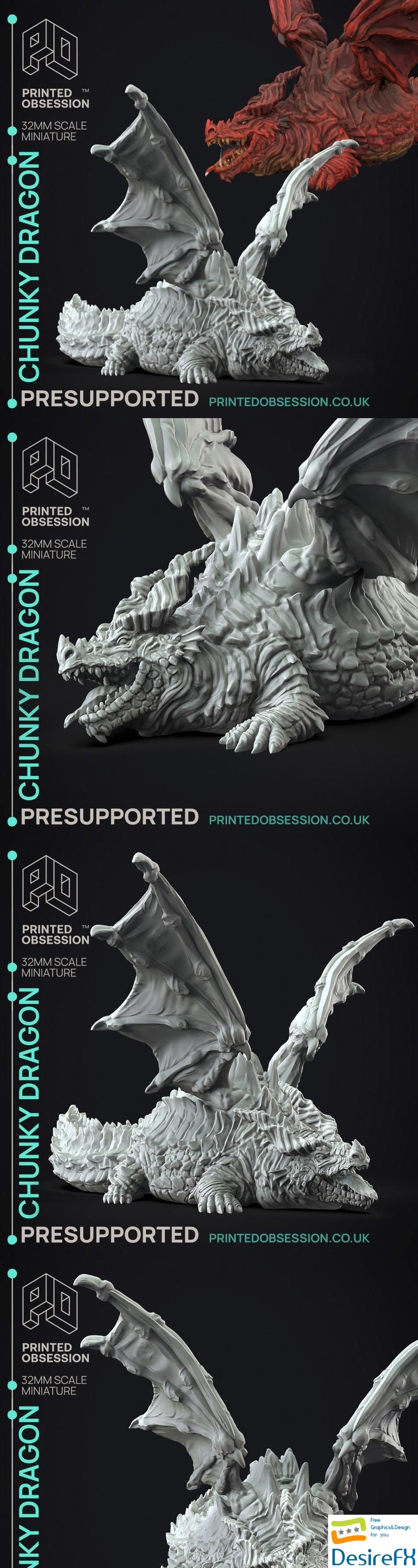 Chunky Dragon - 3D Print
