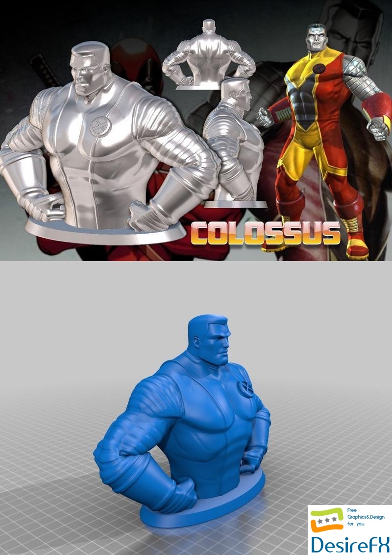 Colossus Bust - 3D Print