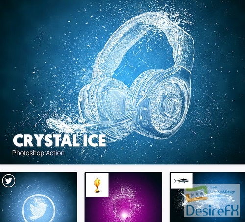 Crystal Ice Photoshop Action - 11083870 - M66MPXX