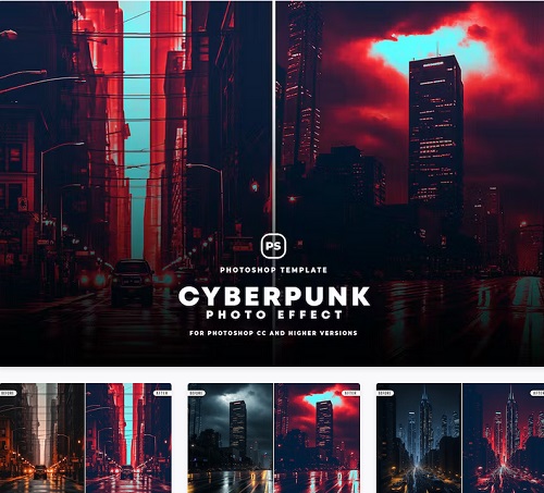 Cyberpunk Photo Effect - 343MSYH