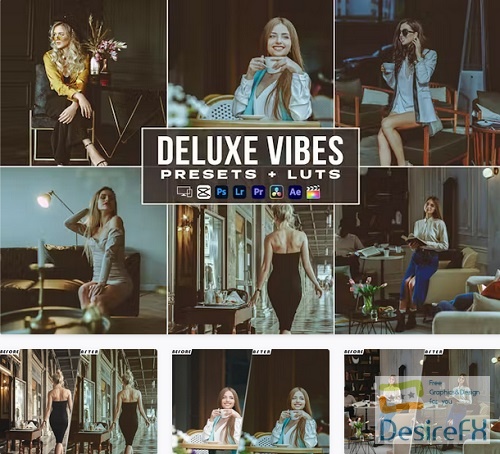 Deluxe Vibes Presets And luts Videos Premiere Pro - 9FT9DM8