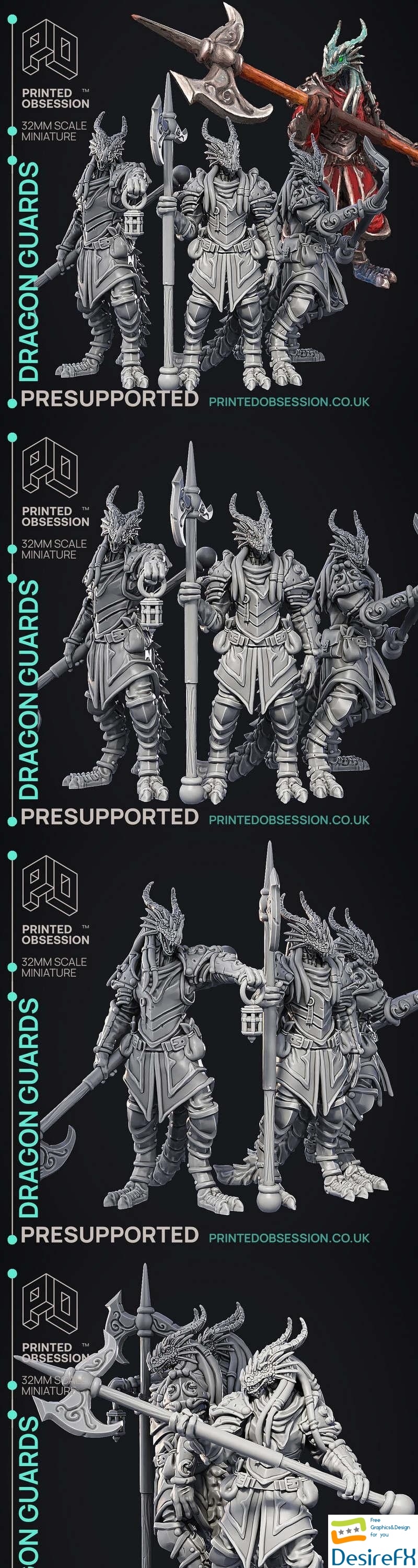Dragon Guards - 3D Print