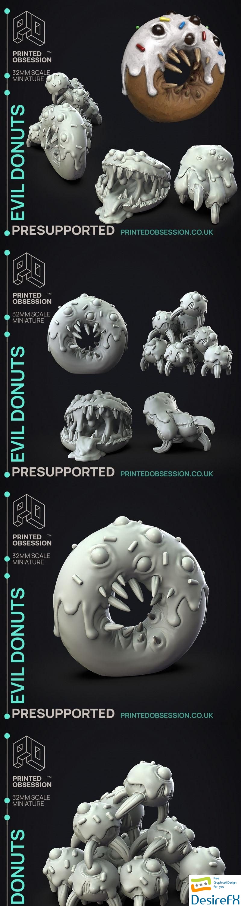 Evil Donuts - 3D Print