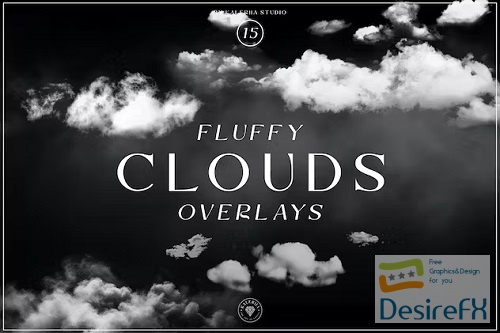 Fluffy Clouds Overlays - 64HRJ79