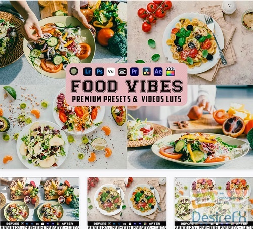 Food Vibes Luts Videos & Presets Mobile Desktop - TS5LJKZ