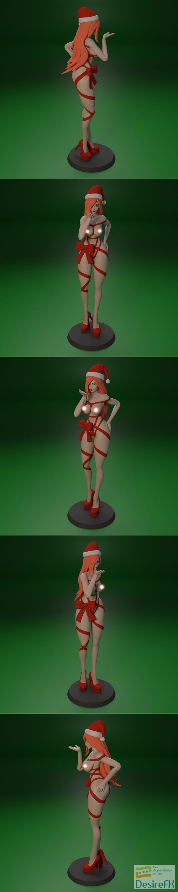Funservice – Christmas Girl – 3D Print