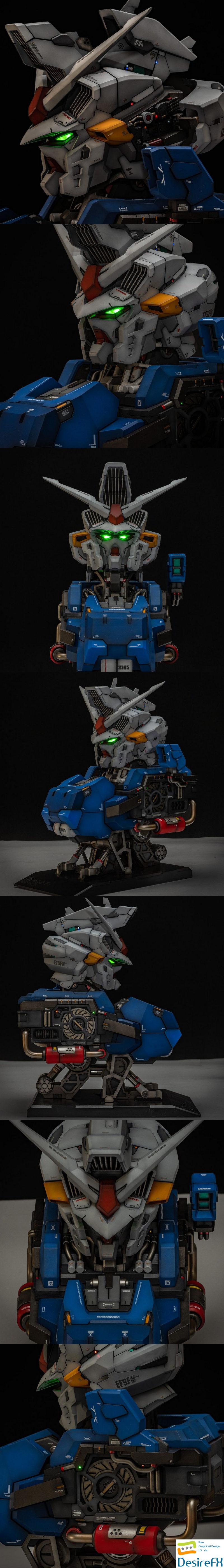 Gundam Bust - 3D Print