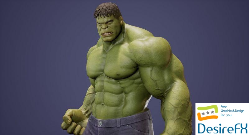 Hulk Stl 3D print model