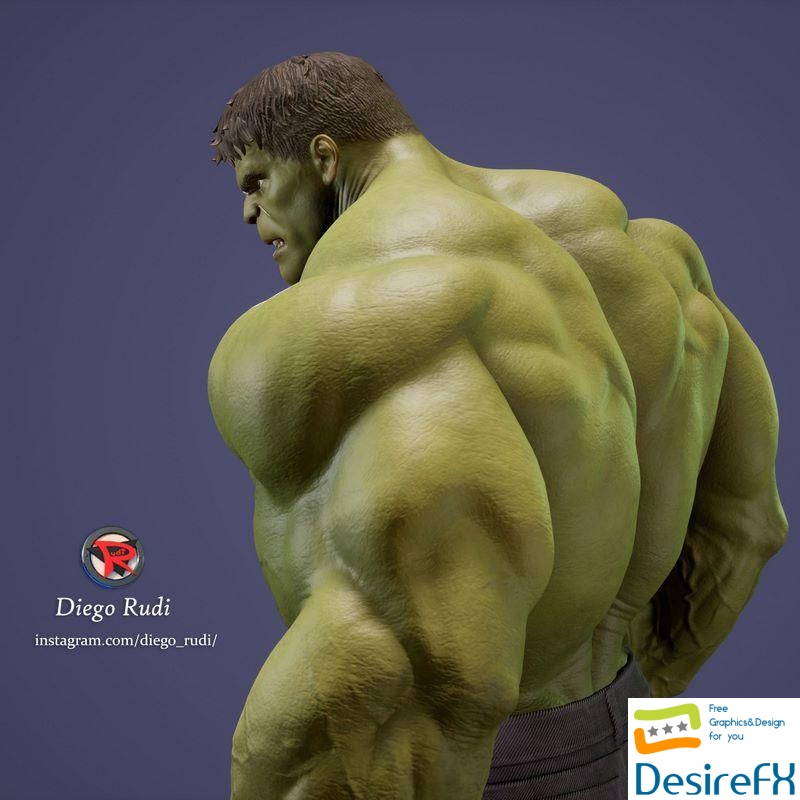 Hulk Stl 3D print model