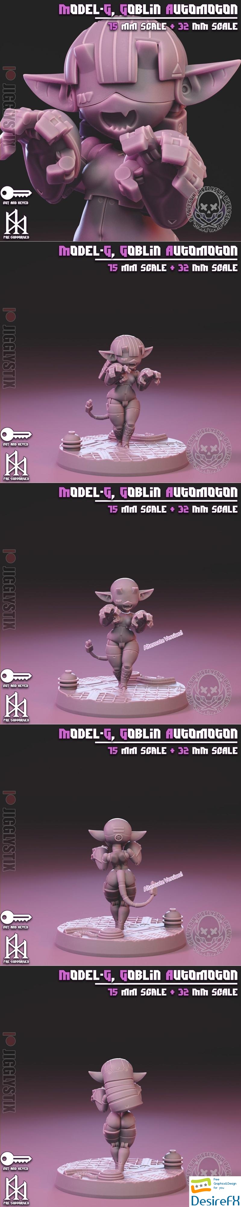 Jigglystix - Goblin Automoton 3D Print