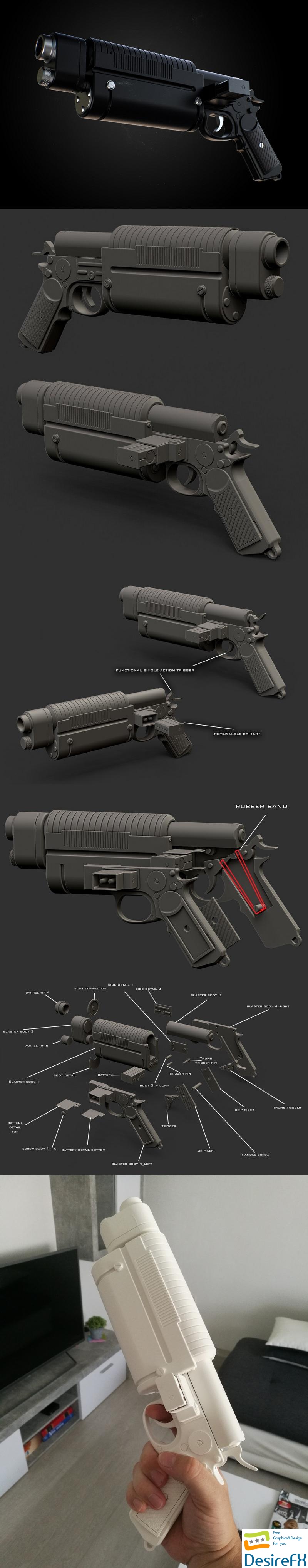 K-16 Bryar Pistol - 3D Print