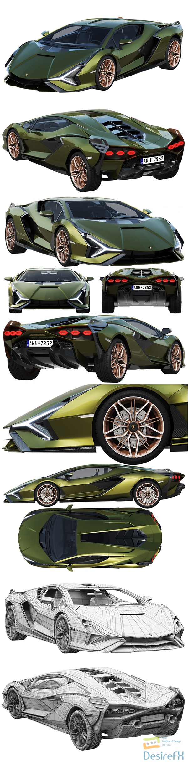 Lamborghini Sian 3D Model
