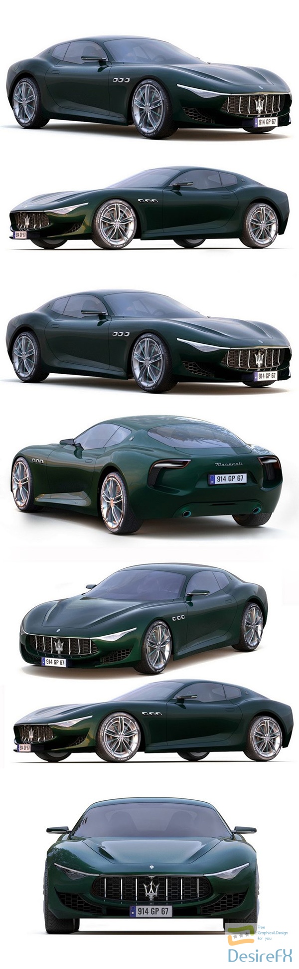 Maserati Alfieri 3D Model