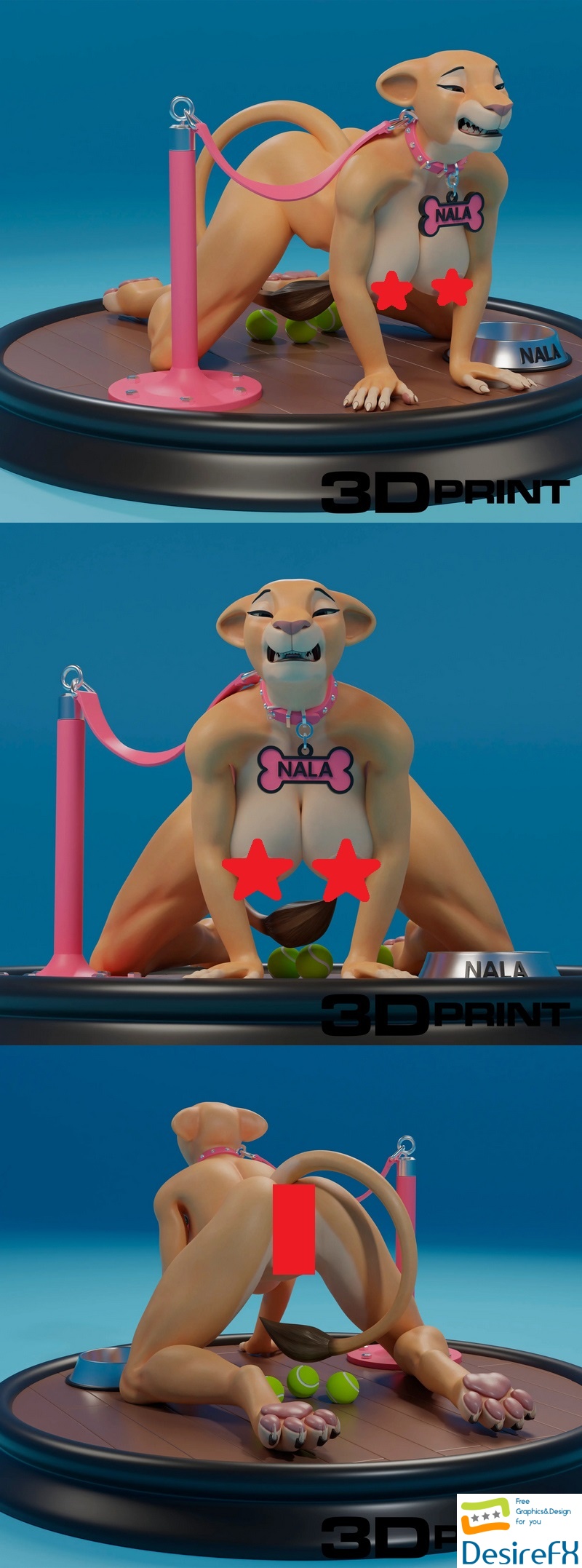 Nala Pet Play - 3D Print