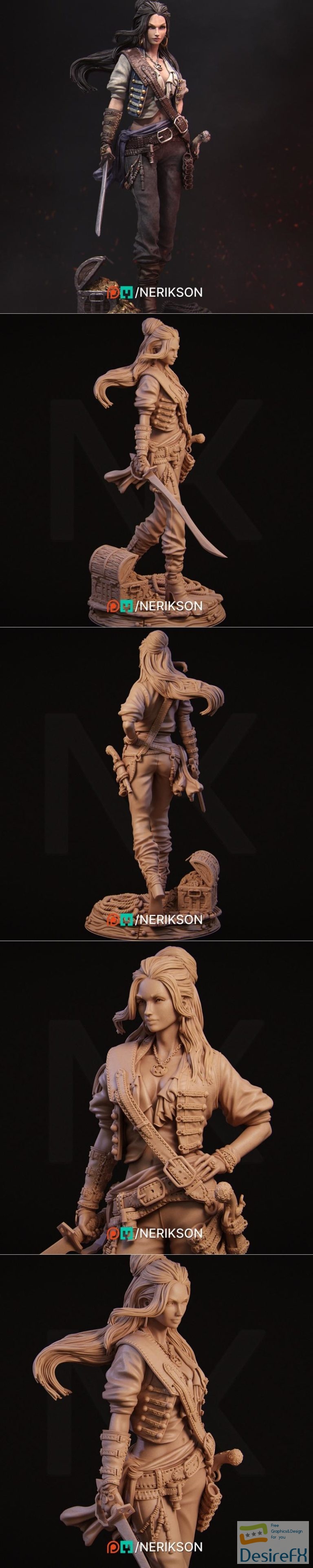 Nerikson – Mariana The Pirate – 3D Print
