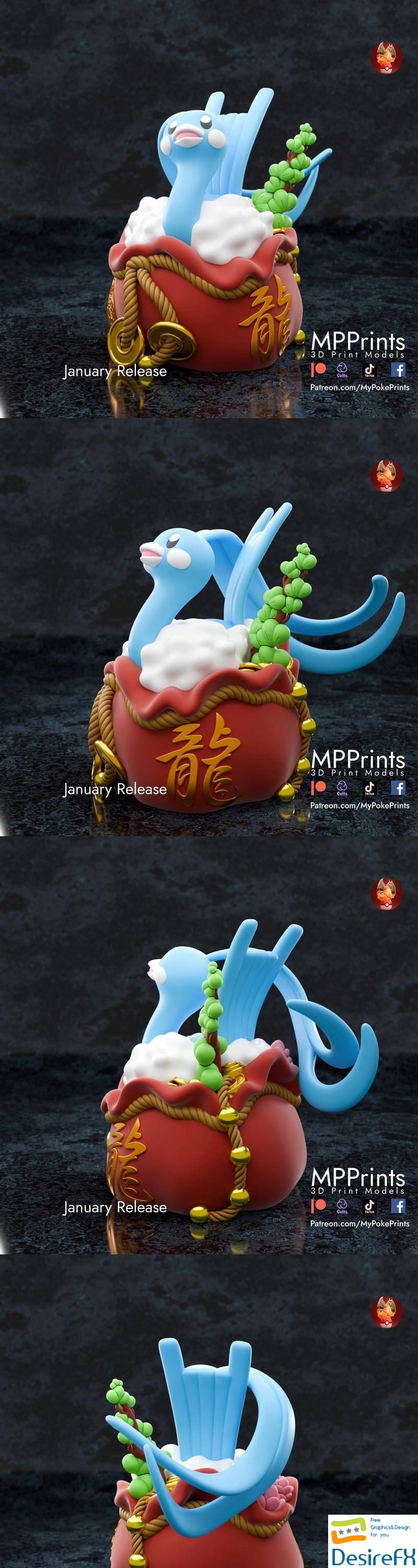 Pokemon - Altaria - 3D Print