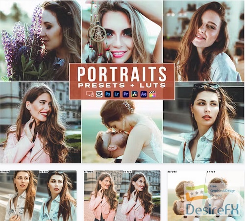 Portrait Luts Video And Presets Mobile & Desctop - L8HA5TU