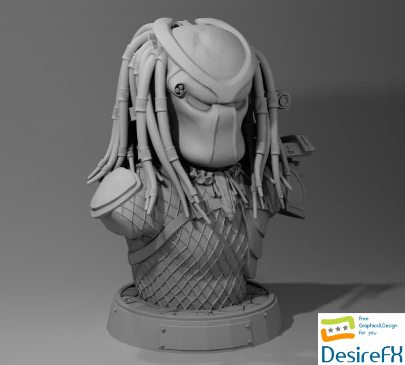 Predator Bust - 3D Print