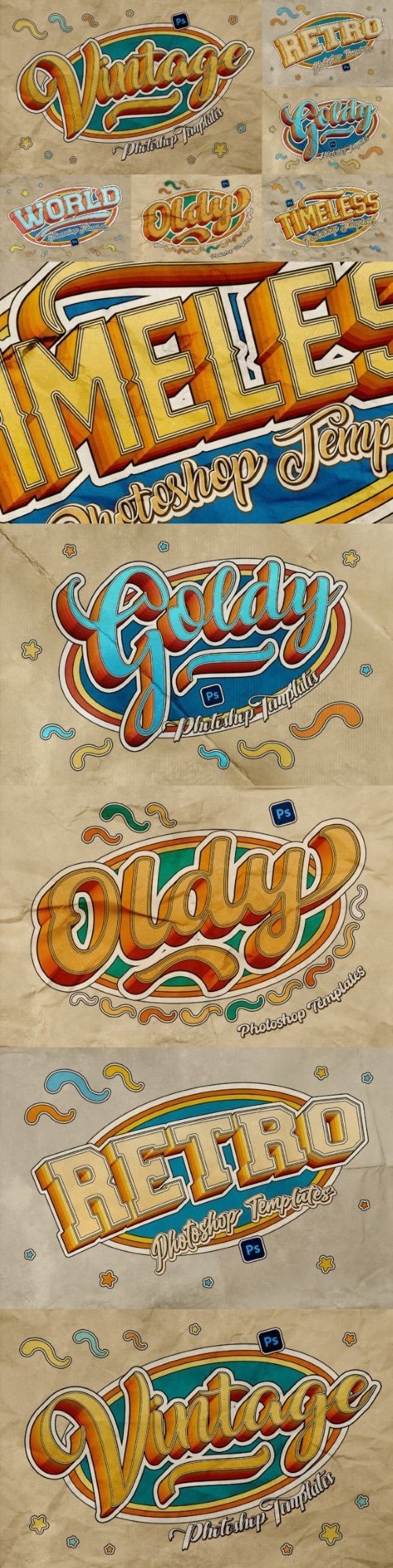 Retro Text Effects - 91543514