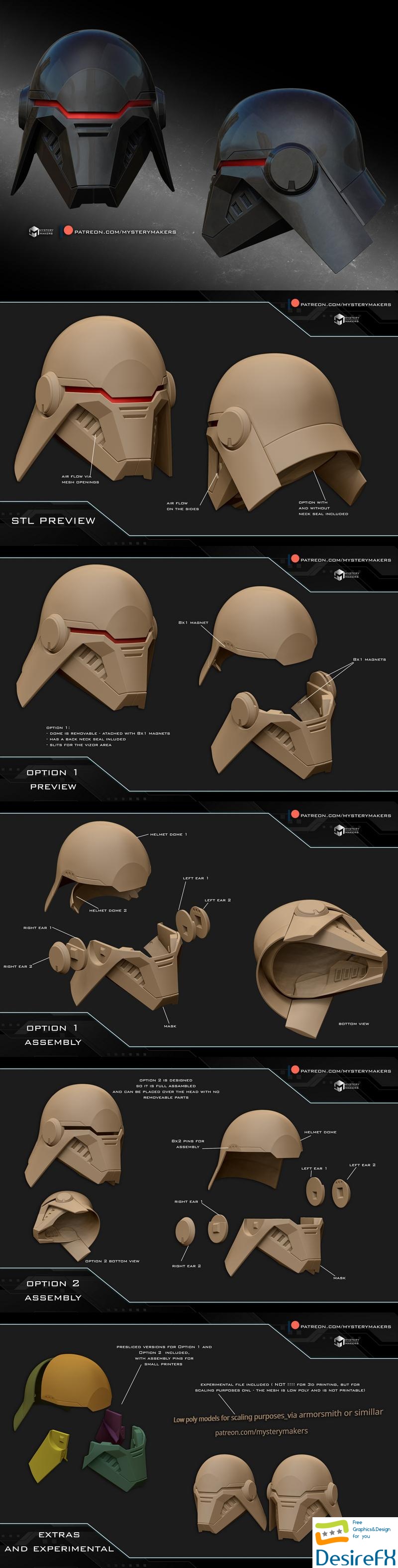 Second Sister Helmet - 3D Print