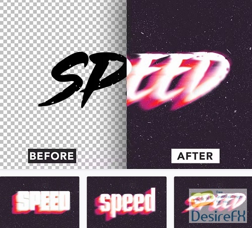 Speed Text Effect - T2DC9UT