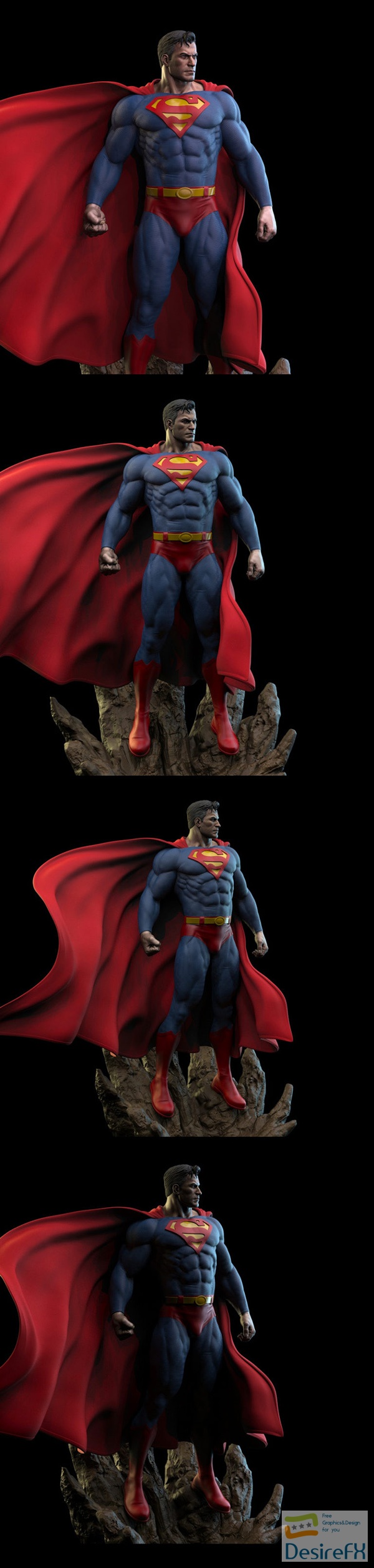 Superman Statue – 3D Print