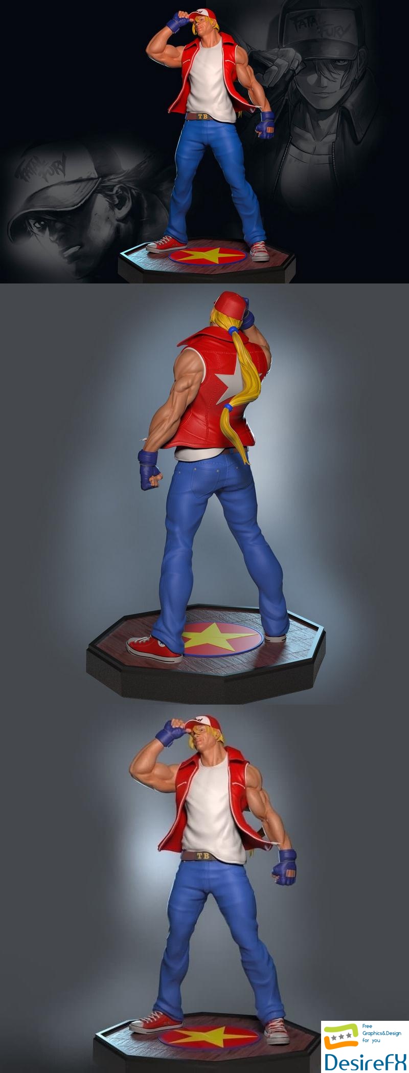 Terry Bogard King of Fighters - 3D Print